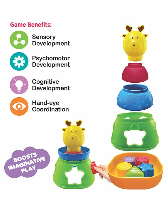 TOYMATE Toymate Kiddy's Play World 6 in 1 Toys Play Set - Multicoloured (30 Pieces)