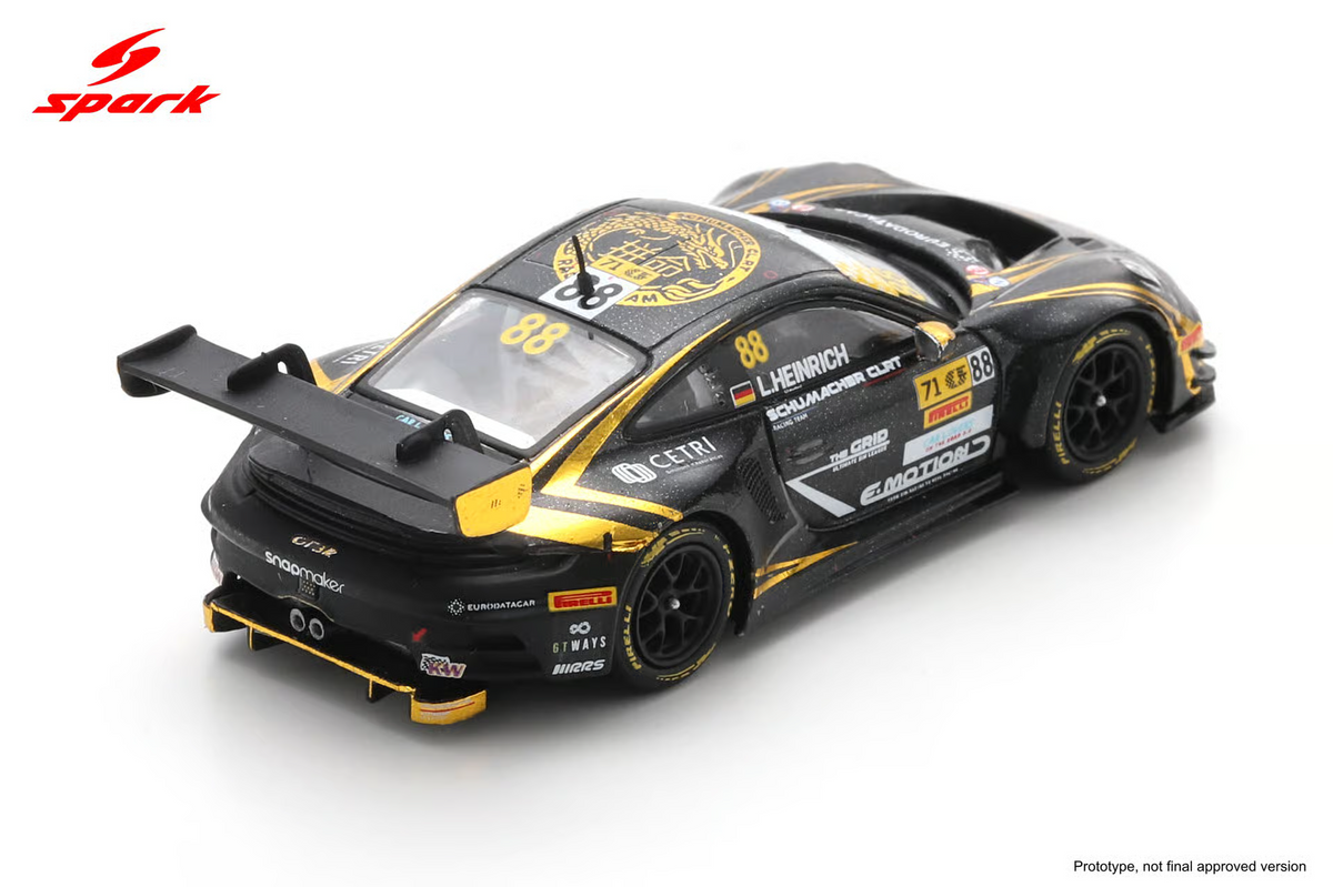 SPARK PORSCHE 911 GT3 R (992) NO.88 SCHUMACHER CLRT RACING TEAM FIA GT WORLD CUP MACAU 2024 LAURIN HEINRICH