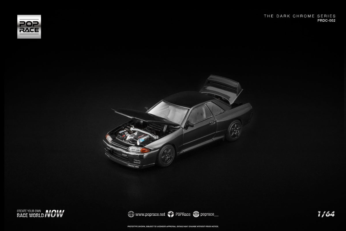 POP RACE PRDC002 R32 GT-R DARK CHROME R32 GT-R DARK CHROME