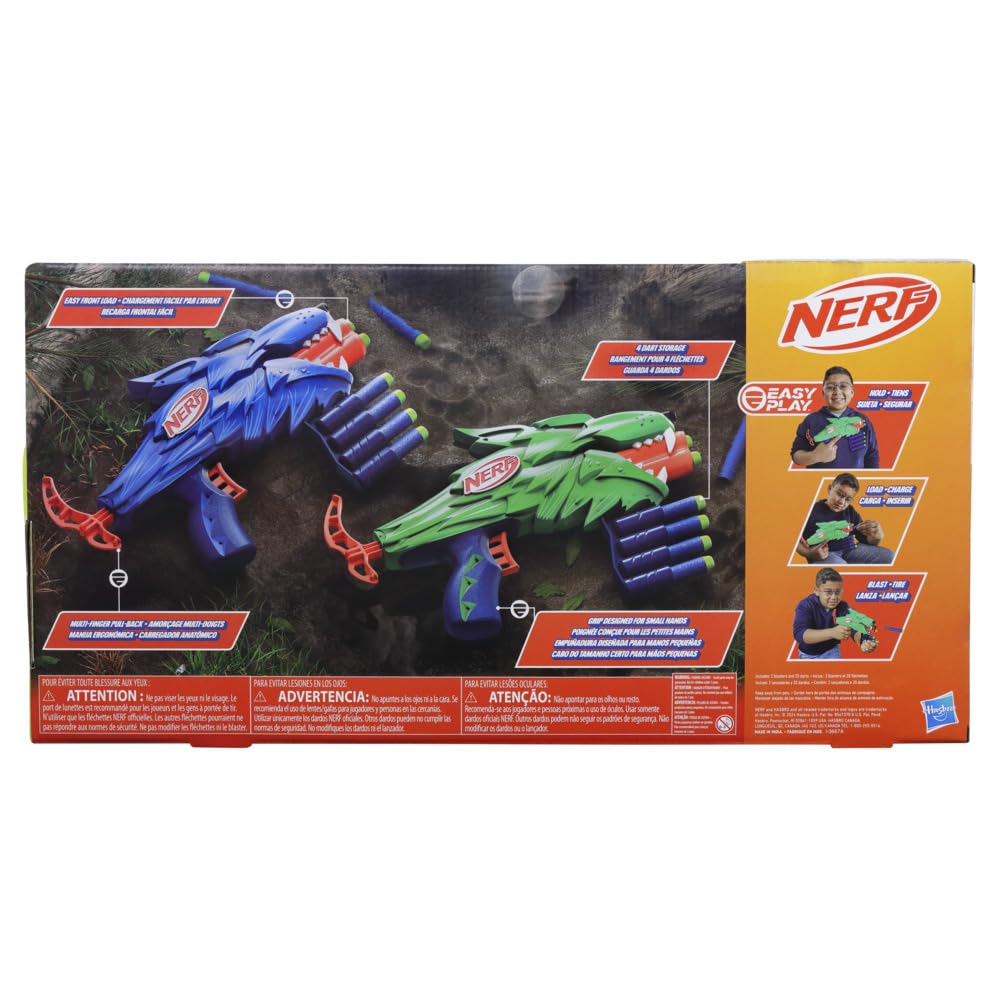 Nerf Wild Wolfpack Blaster Set. G0031