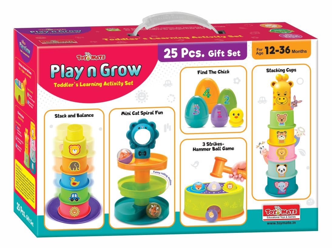 ToyMate Play N Grow 25-Piece Gift Set (12β36 Months)