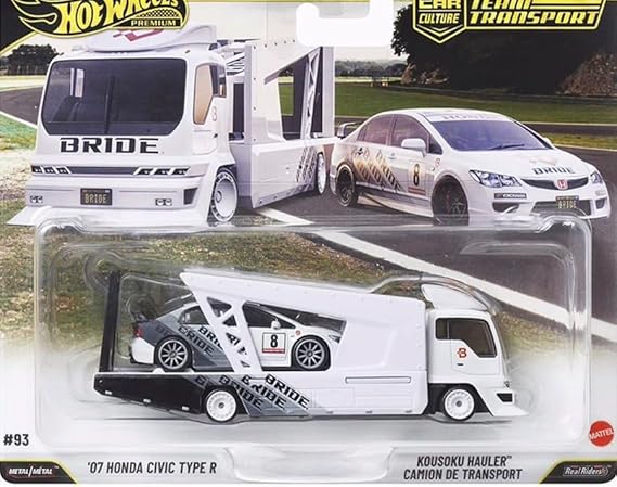 HOT WHEELS CAR CULTURE TEAM TRANCEPORT 07 HONDA CIVIC.