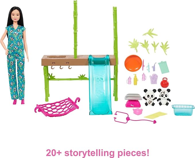 Barbie Panda Care & Rescue Playset (HKT77)