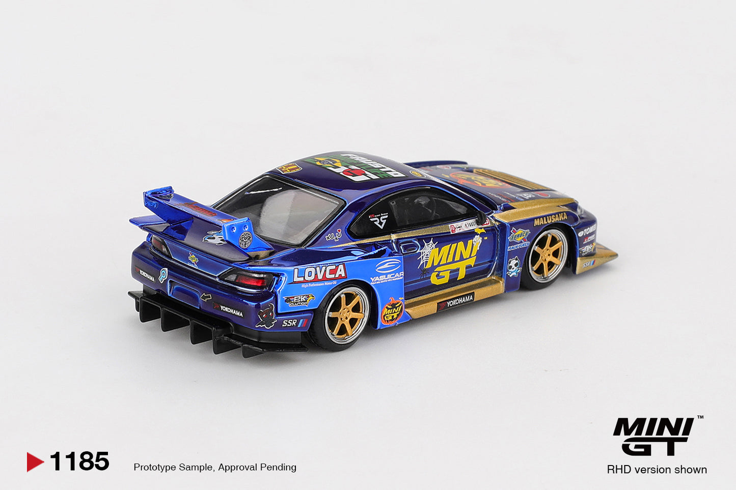 MINI GT 1185 NISSAN SILVIA (S15) #555 LB-SUPER SILHOUETTE.