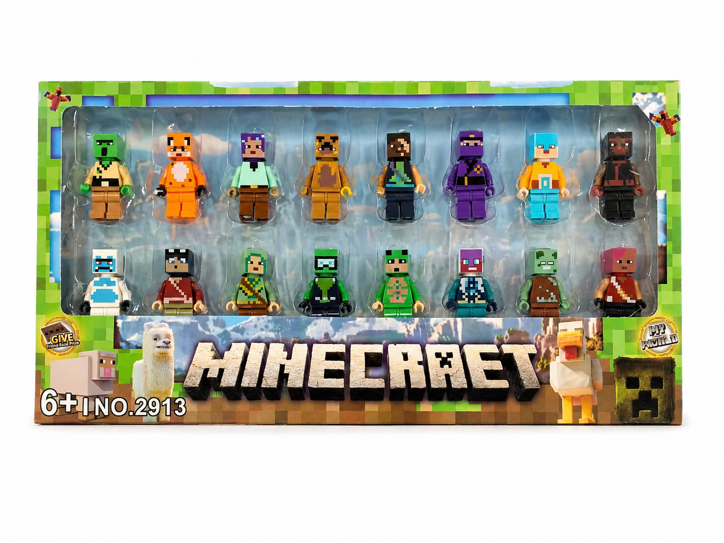 Minecraft-themed mini figures.(2913)