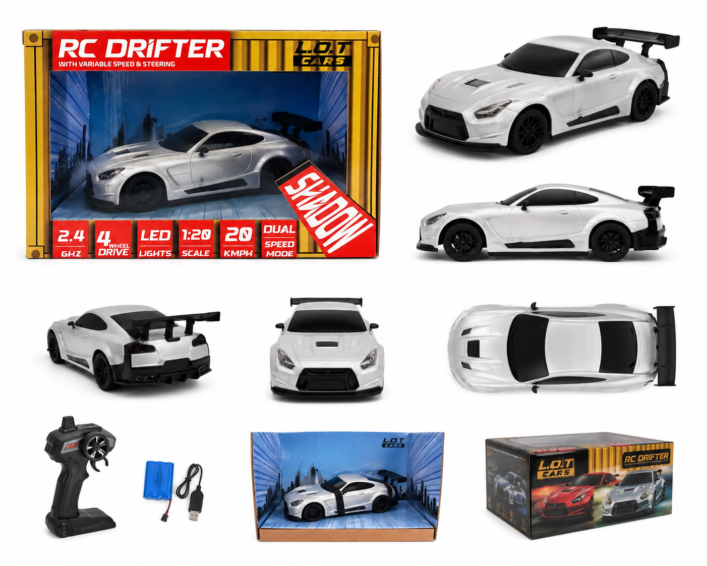 RC Drifter 1:24 Scale Remote Control Car