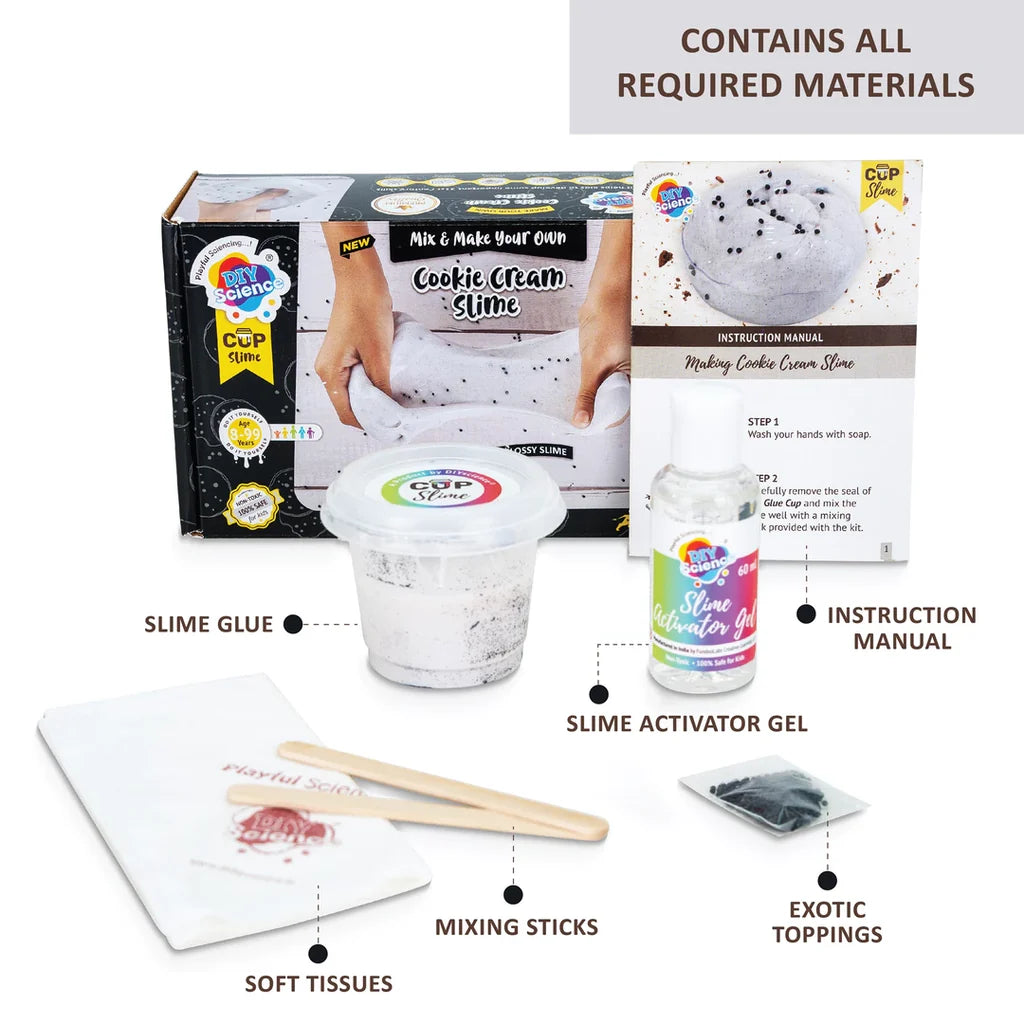 Cookie Cream Slime Kit