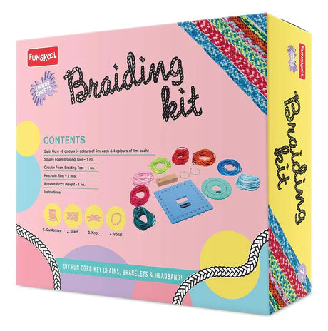 FUNSKOOL HANDYCRAFTS BRAIDING KIT