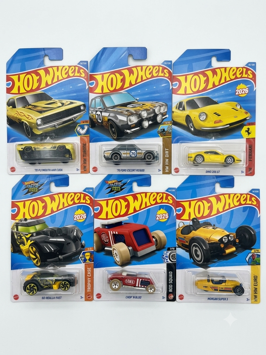 Hot Wheels Mainlines P Case 2026 (Set-3)