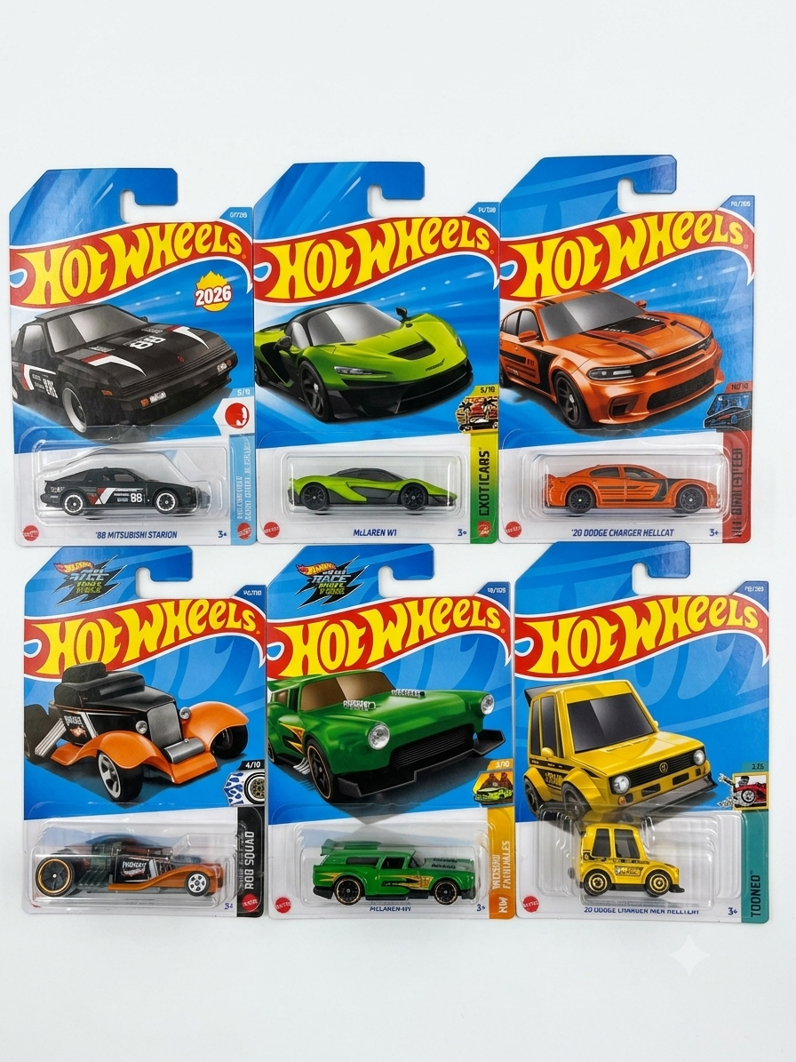 Hot Wheels Mainlines P Case 2026 (Set-9)