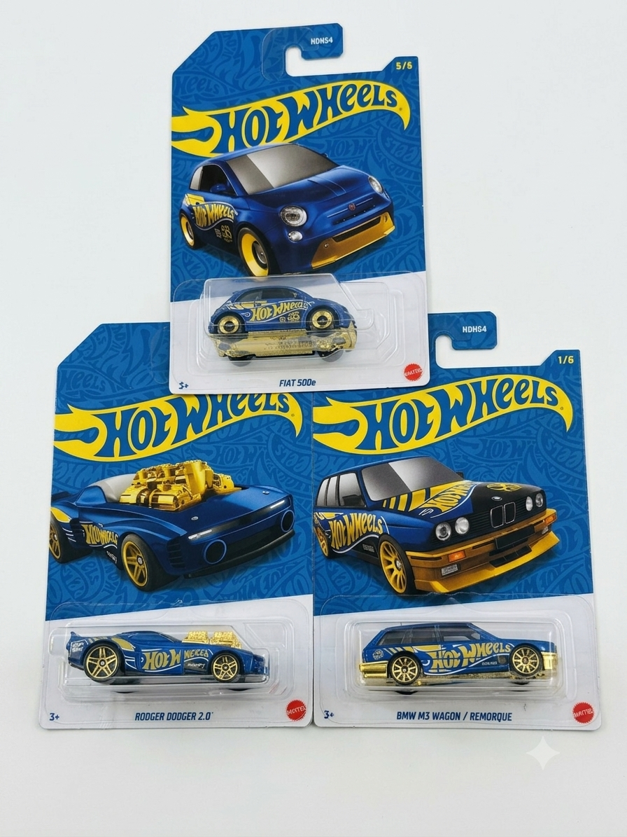 Hot Wheels Blue & Gold Series