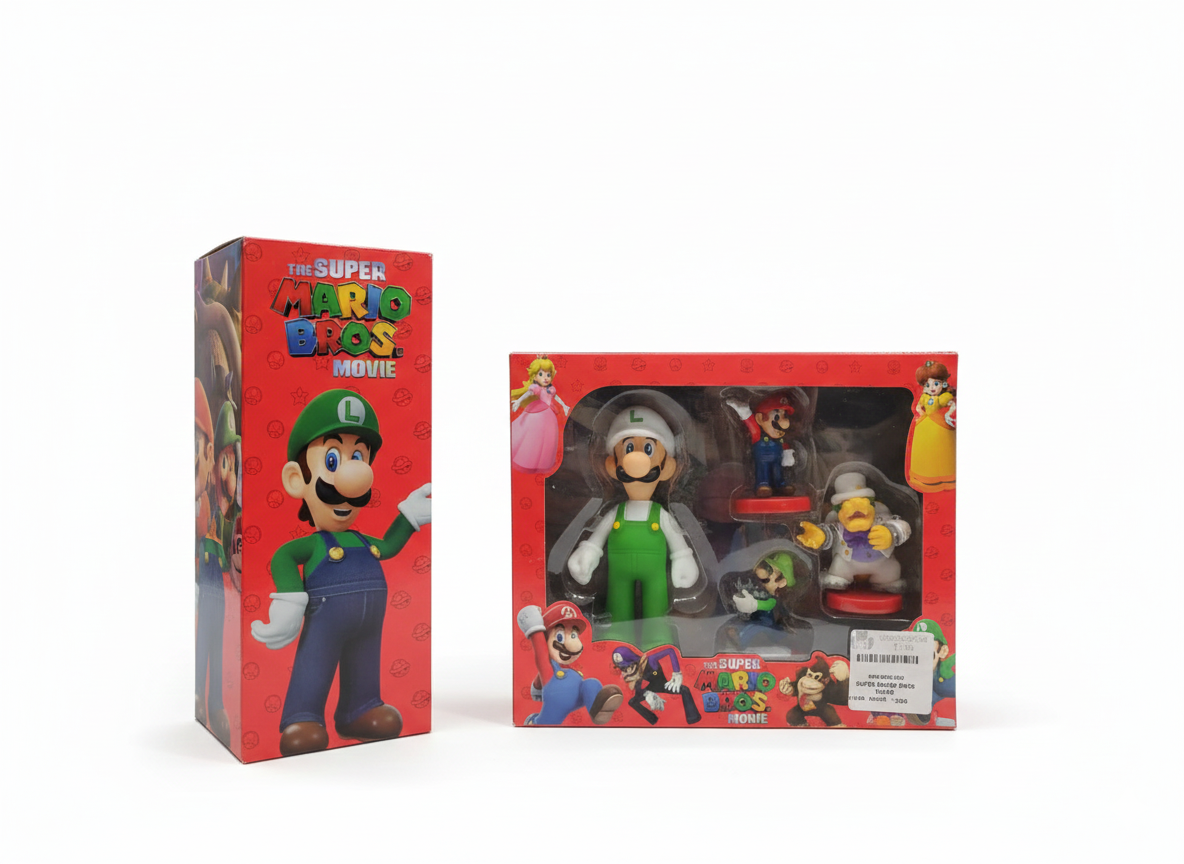 The super Mario Bros movie toys.