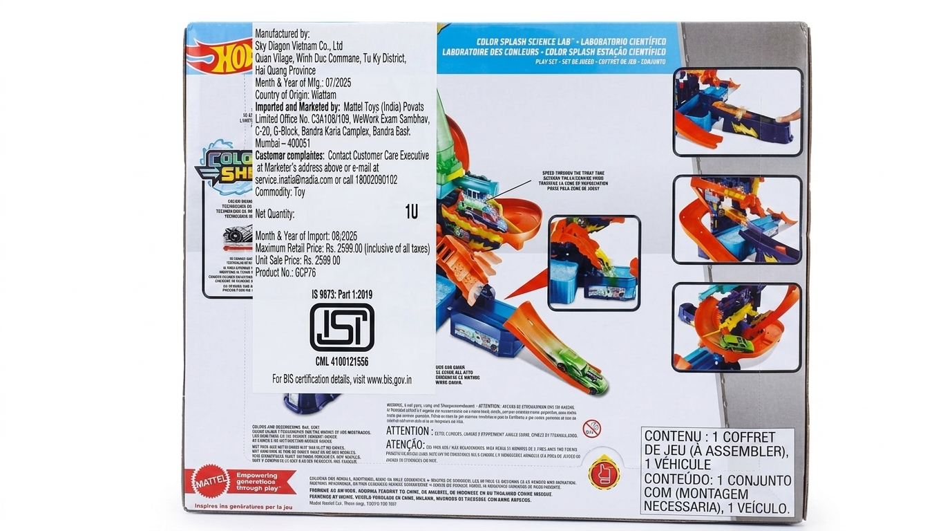 Hot Wheels Color Shifters Color Splash Science Lab Playset.