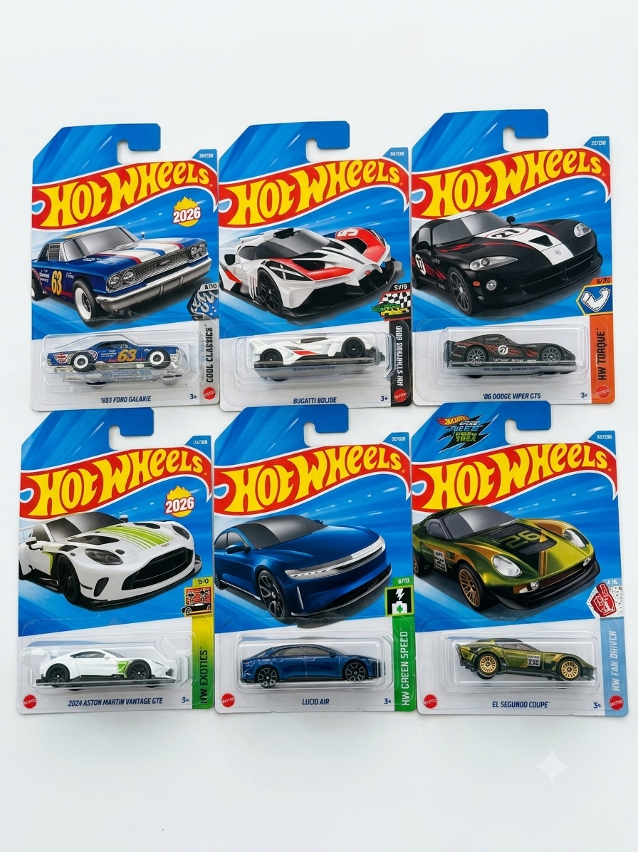 Hot Wheels 2026 Mainline M Case