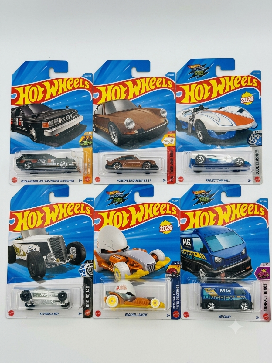 Hot wheels 2026 Mainline M Case