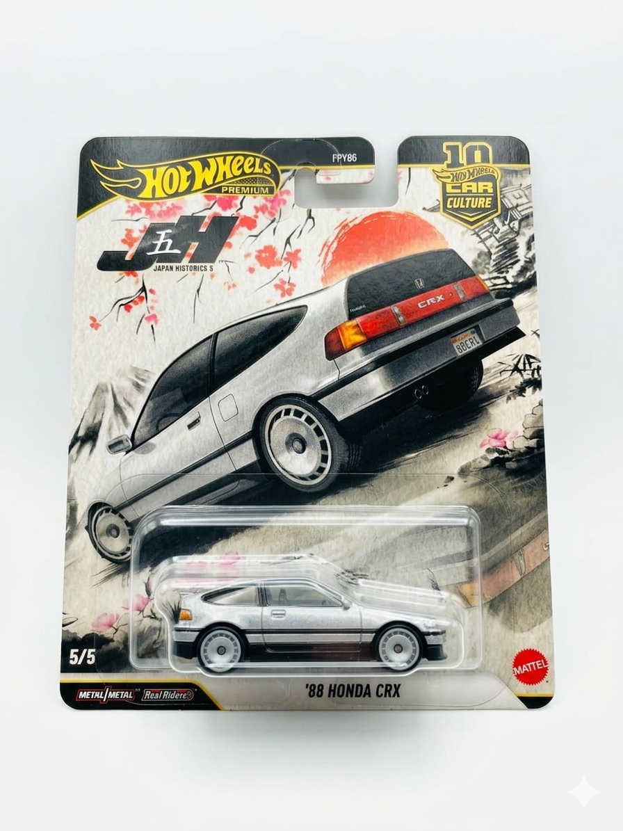 HOT WHEELS PREMIUM 88 HONDA CRX