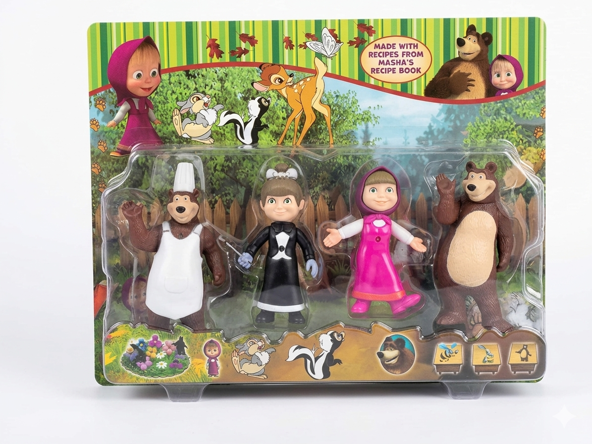 Masha and the Bear Action Figure Playset.