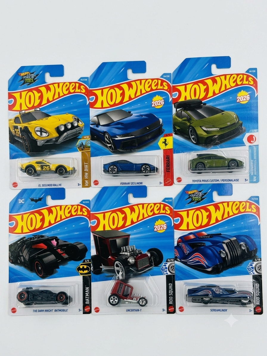 Hot Wheels 2026 Mainline M Case Collection