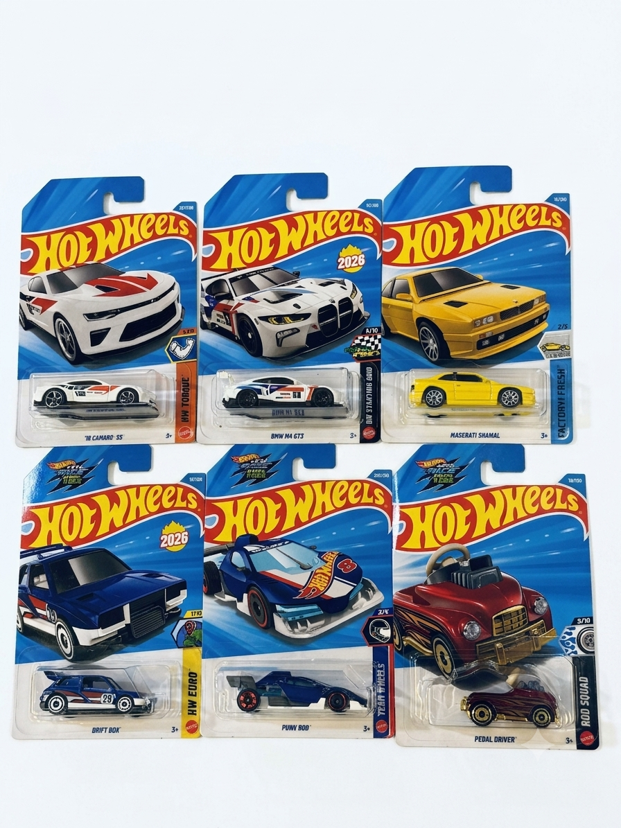 Hot Wheels L Case 2026- Mainline Set Of 6 Pcs.