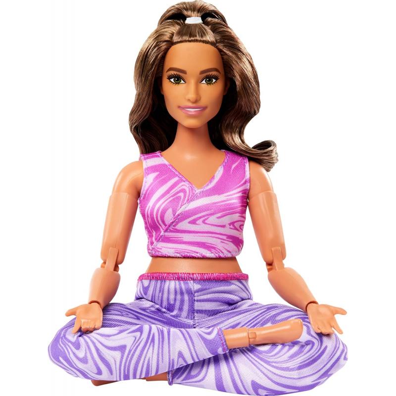 Barbie – Made to Move Yoga Curvy Doll with Brown Hair /FTG80-HRH29