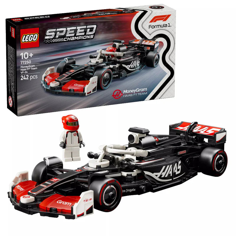 LEGO Speed Champions MoneyGram Haas F1 Team VF‑24 Race Car. 77250