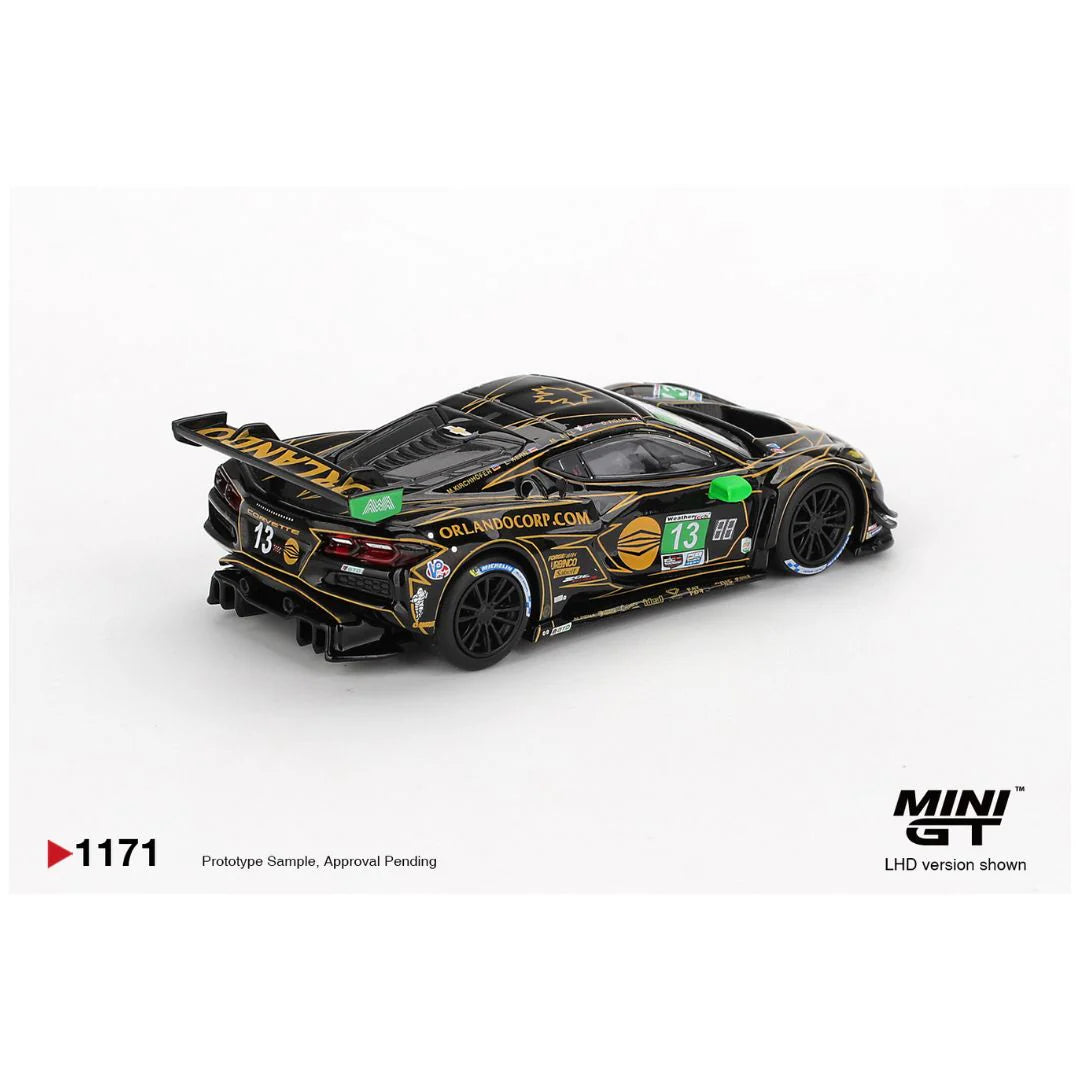 Mini GT 1171 – Chevrolet Corvette Z06 GT3.R 13 AWA (2025 IMSA Daytona 24H)