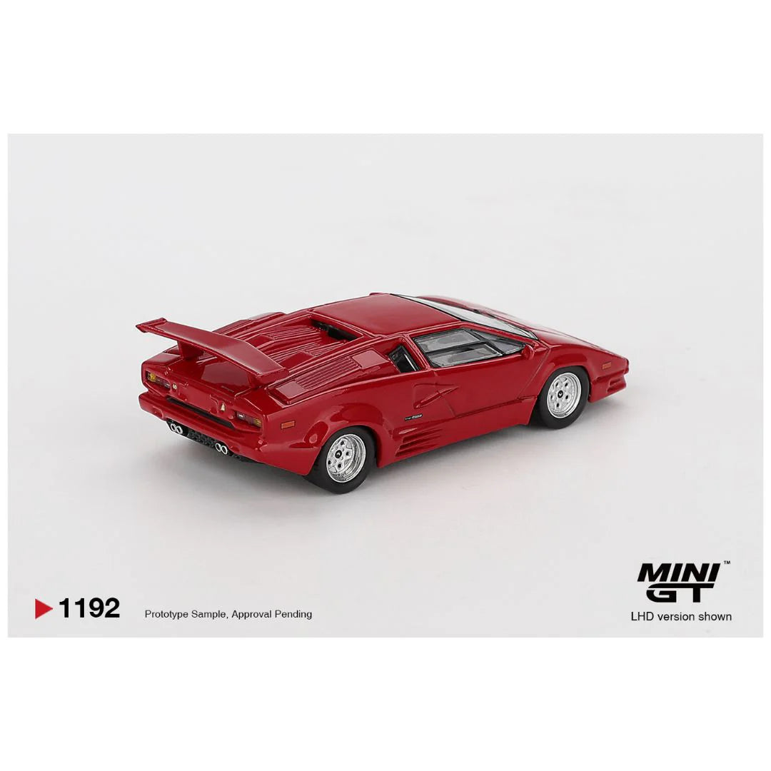MINI GT 1192 LAMBORGHINI COUNTACH 25TH ANNIVERSARY RED