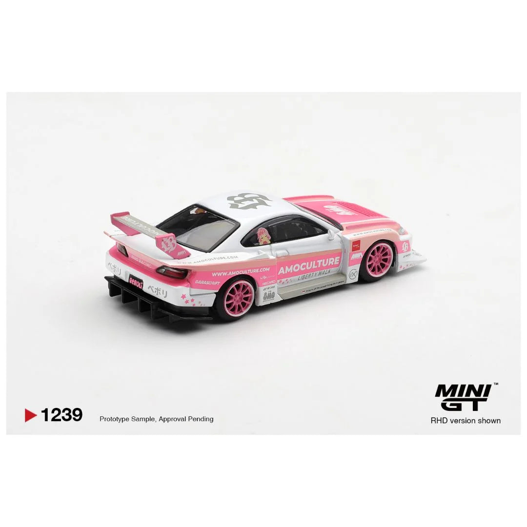 Mini GT 1239 Nissan SILVIA (S15) LB-Super Silhouette AMOCULTURE