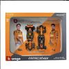 Burago 1/43 McLaren MCL38 Lando Norris #4-Oscar Piastri #81 Miami Grand Prix 2024