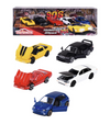 Majorette - Pack of 5 Metal Cars Young '90, Scale 1:64, 7.5 cm, Classic Edition 90s.