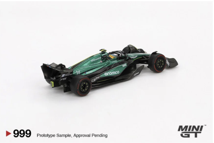 MiniGT 999 – Aston Martin AMR24 14 (Fernando Alonso) | 2024 F1 Bahrain GP
