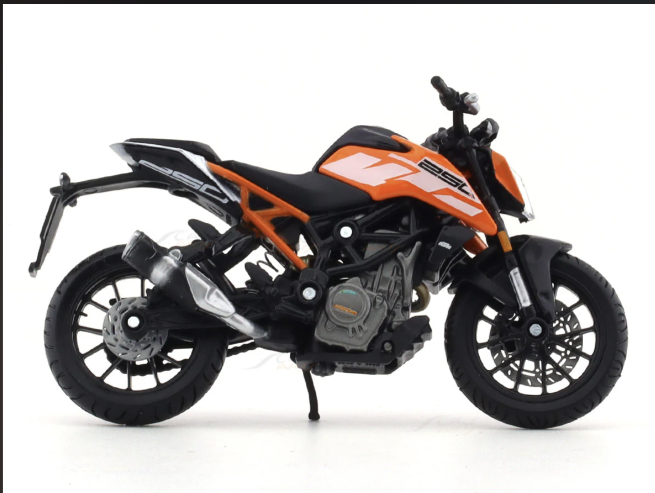 Burago KTM 250 Duke (Black Orange)