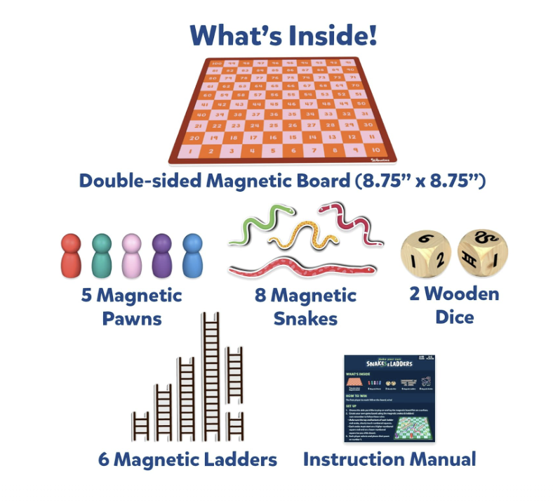 Skillmatics Snakes & Ladders - Magnetic.