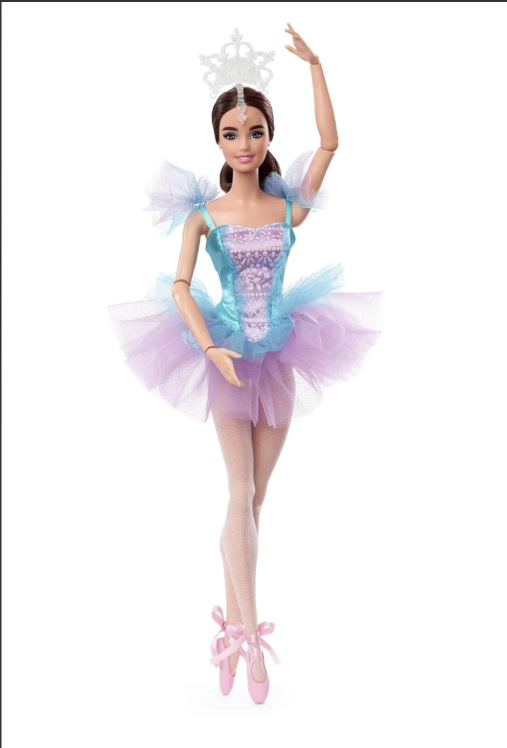 Brunette Ballet Wishes Doll with Blue and Purple Tutu.