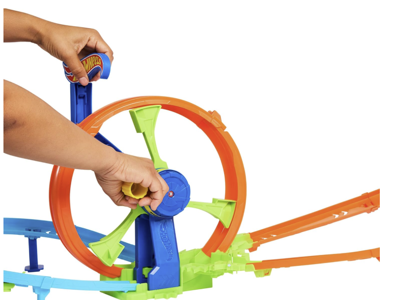 Hot Wheels Rapid Launch Loop Playset.