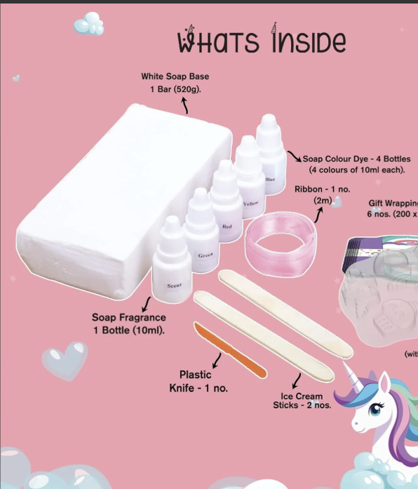 Funskool Handycrafts Unicorn Soap Making Kit.
