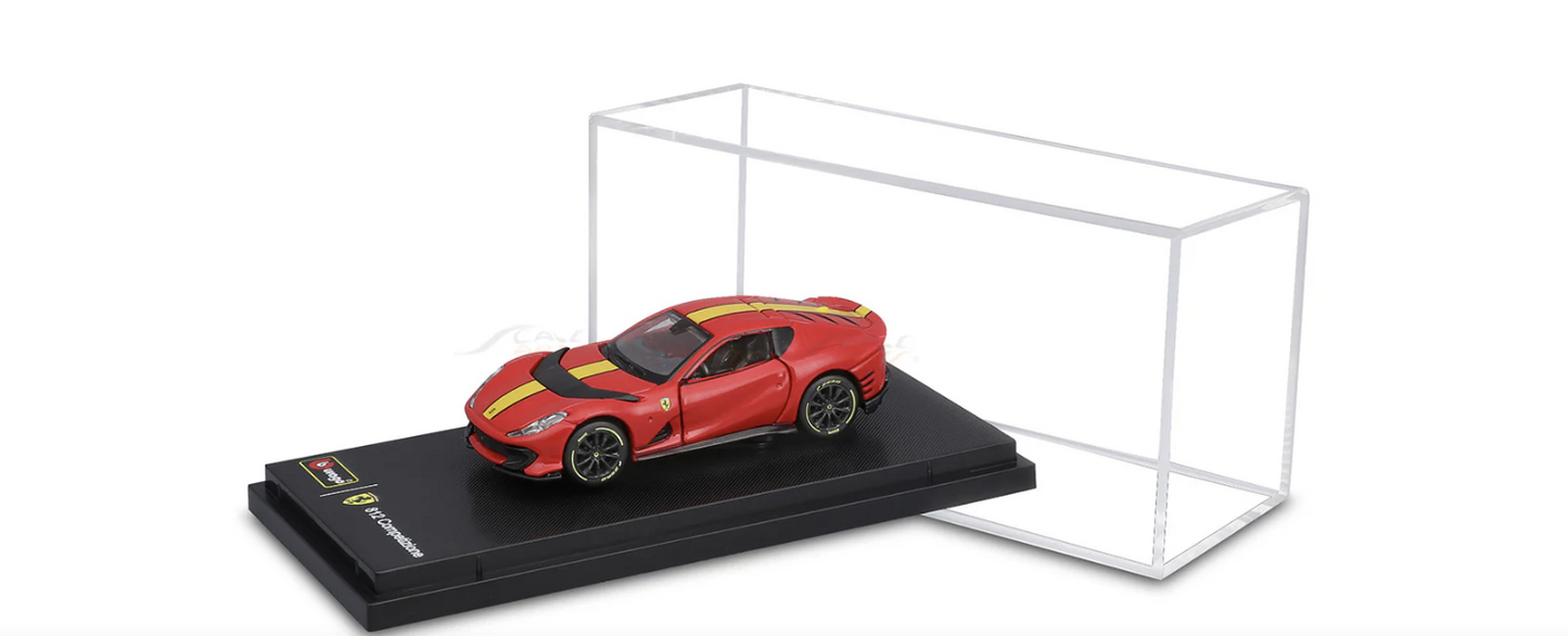 Burago Ferrari 812 Competizione red 1:64 Licensed Diecast Scale Model Car.