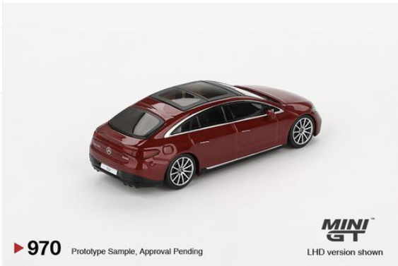 MiniGT 970 - Mercedes-Benz EQS 580 4MATIC Red Metallic