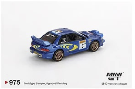 Mini GT 975: Subaru Impreza WRC98 1998 Rally Monte-Carlo 3rd Place #3