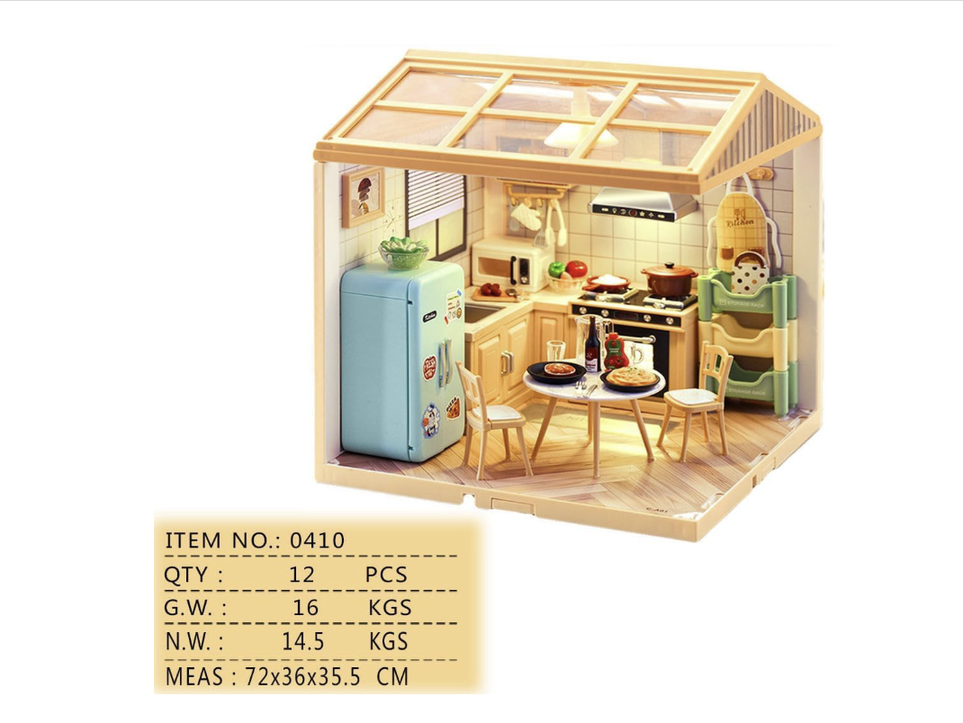 DIY Miniature Kitchen Kit – Small Town in Big City (mini kitchen)