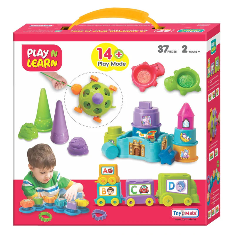 ToyMate Play N Learn 14-in-1 Educational Toy Set.