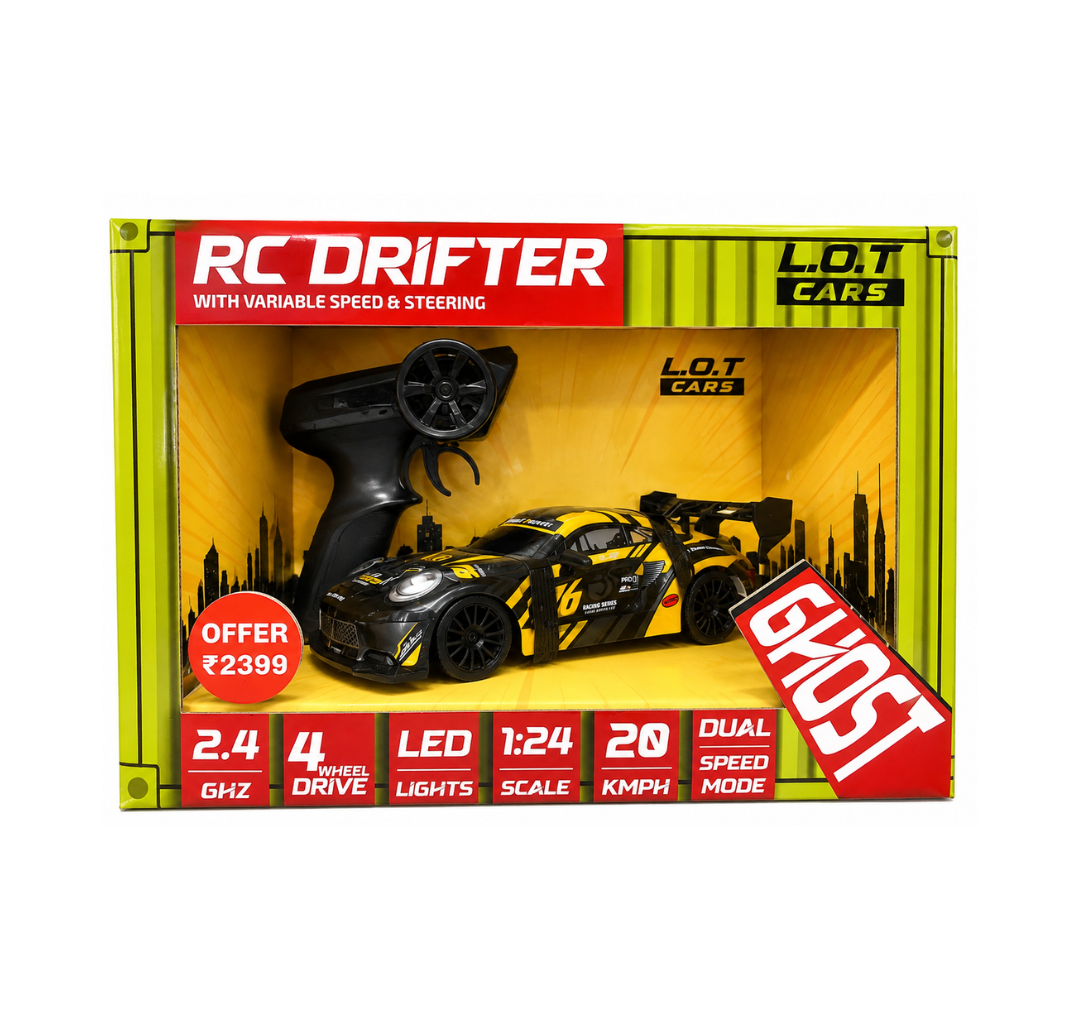 LOT RC Drifter 1:24 Scale Remote Control Car
