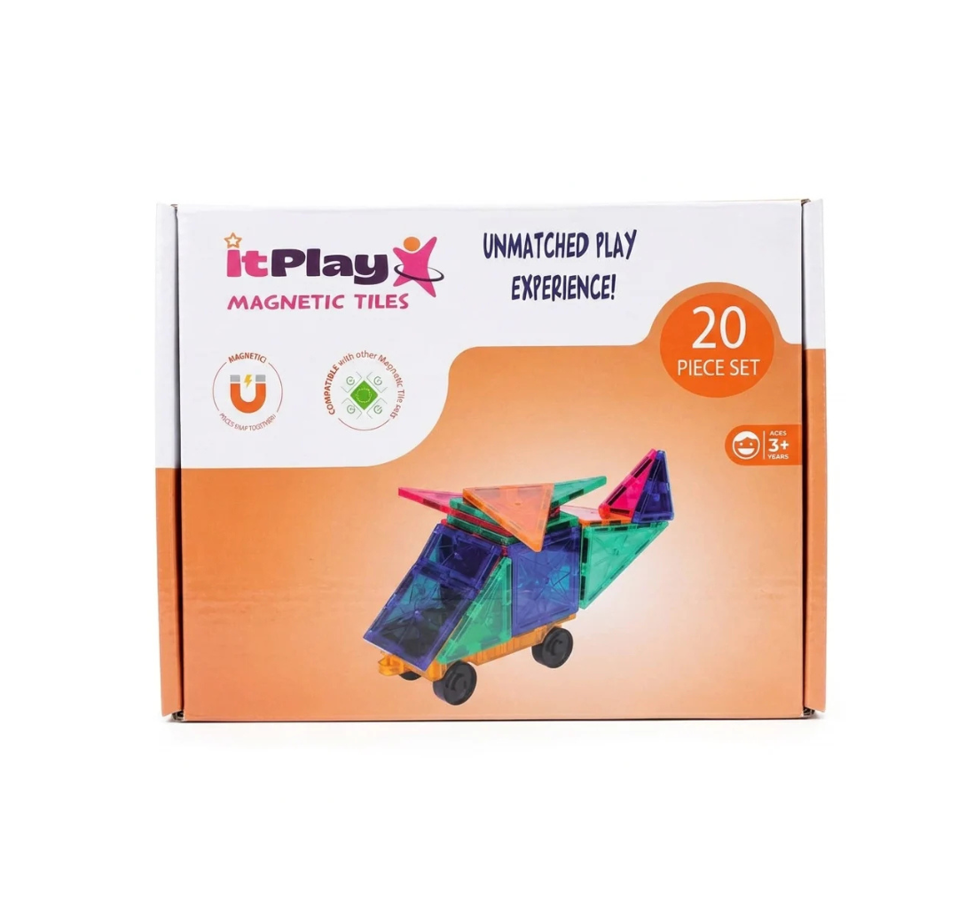 ItPlay Magnetic Tiles (20-Piece Set)