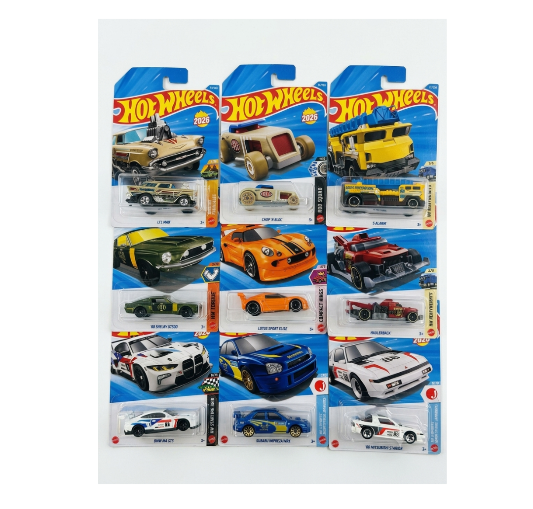 Hot wheels Mainline 2026 K Case.