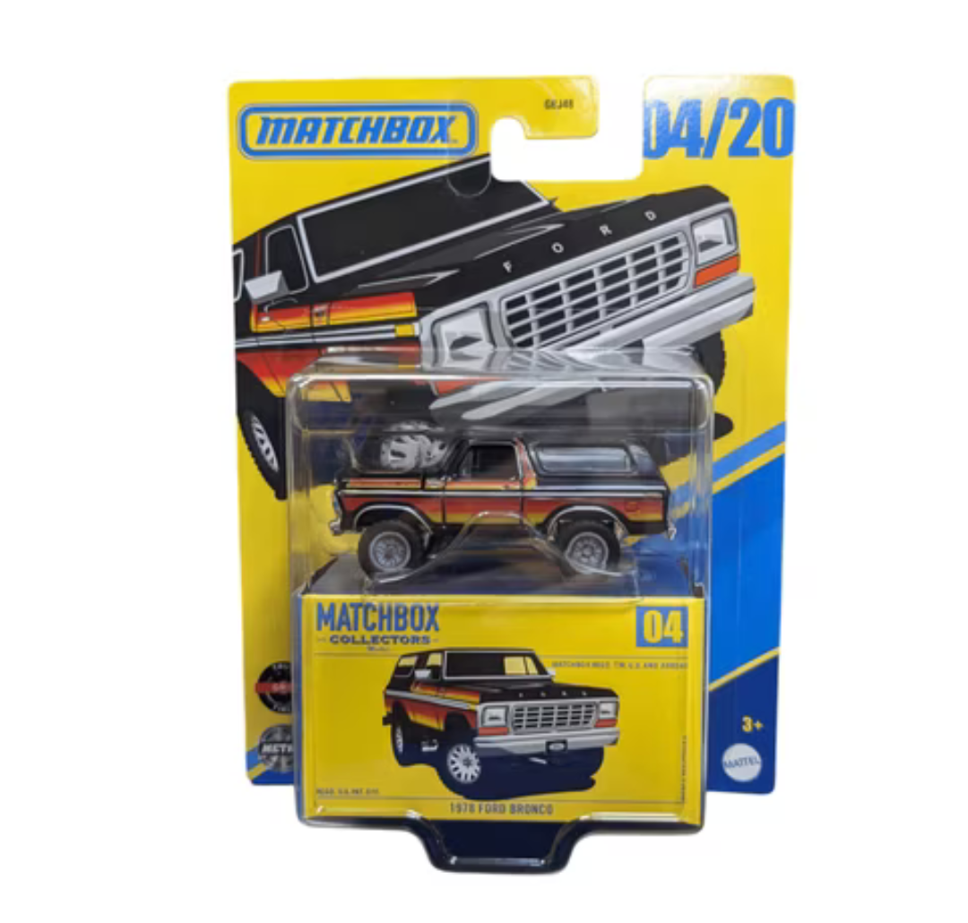 Matchbox Collectors Series 1978 Ford Bronco – 1:64 Scale Die‑Cast (04/20, JCL35)
