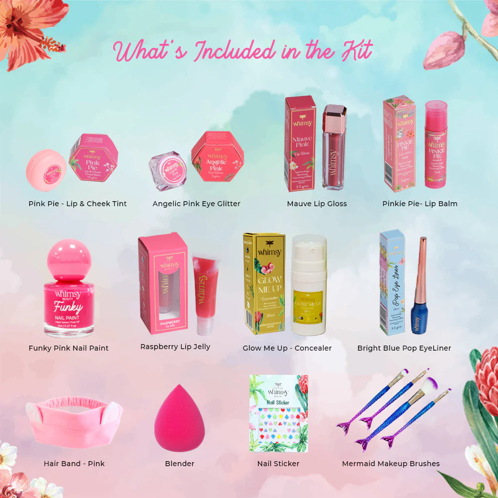 Whimsy Beauty Safe & Organic Make U Pretty Beauty Makeup Kit