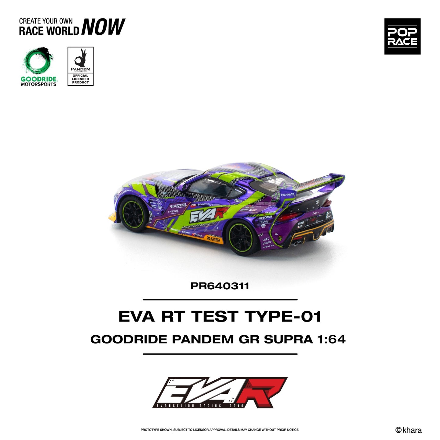 POP RACE PR64-311 EVA RT TEST TYPE-01 GOODRIDE PANDEM GR SUPRA