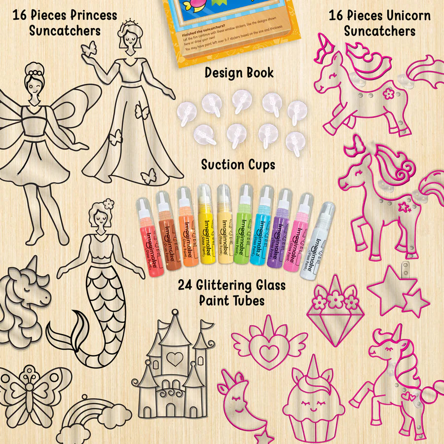 Imagimake Window Art Princess & Unicorn