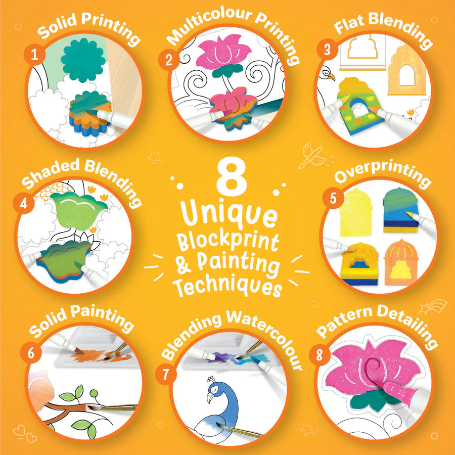 IMAGIMAKE PICHWAI INTERMEDIATE  PATTERNS & TECHNIQUES ART KIT.