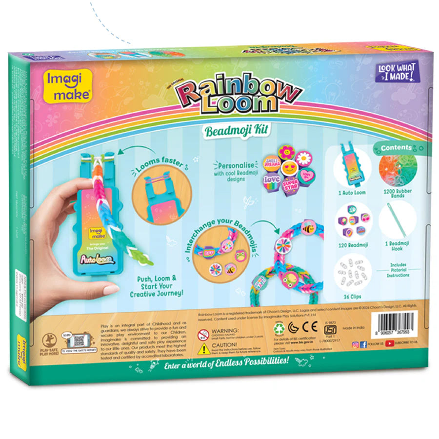 Imagimake Rainbow Loom – Beadmoji Kit.
